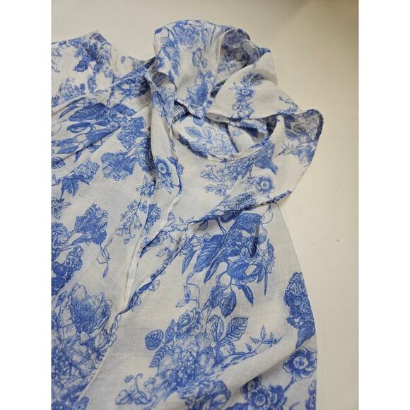 Counterparts Blue and White Lightweight Tunic Large - Picture 5 of 8